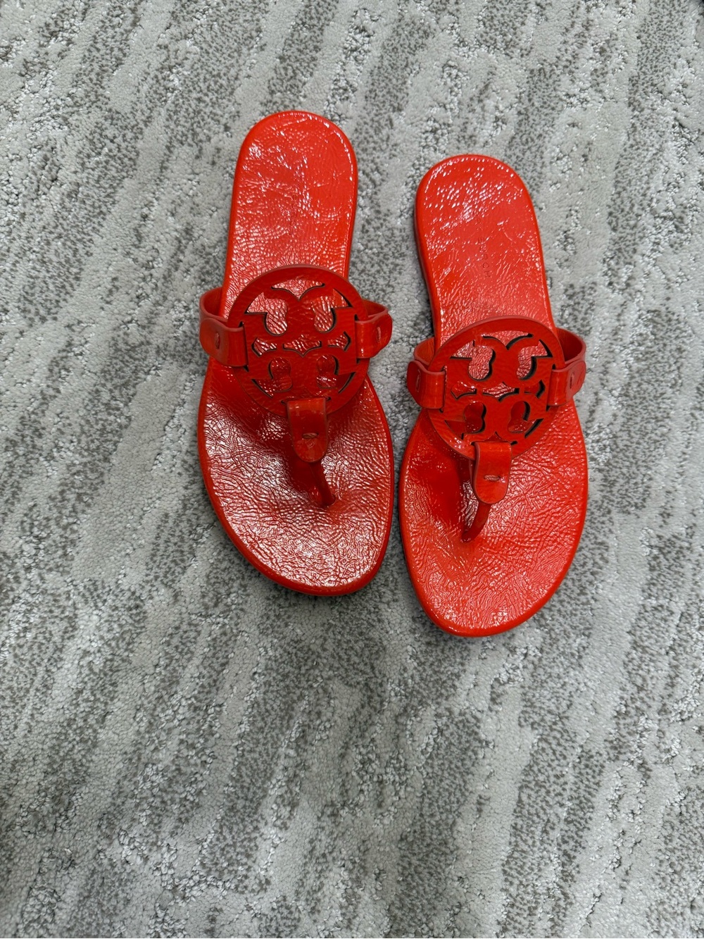 Tory Burch Orange-Red Sandals